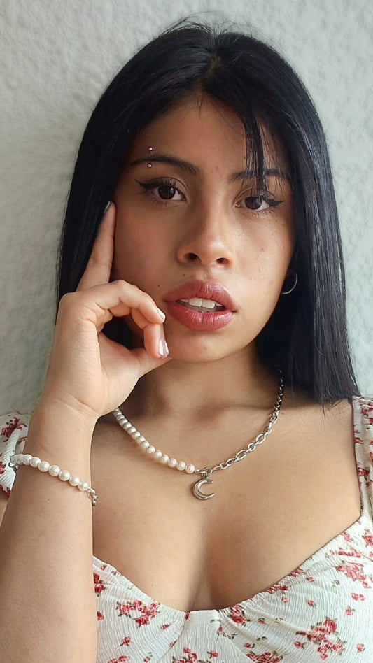 Collar bisuteria de lujo hecha a mano 